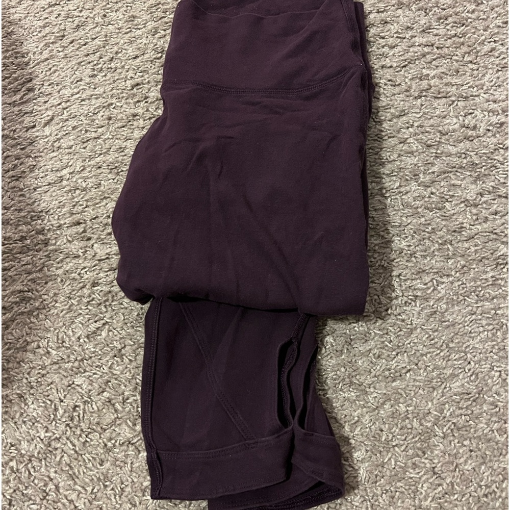Old navy plum balance leggings